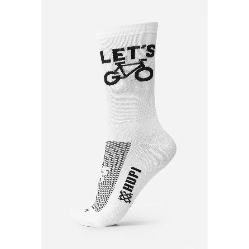 Meia hupi Let's Bike Branco