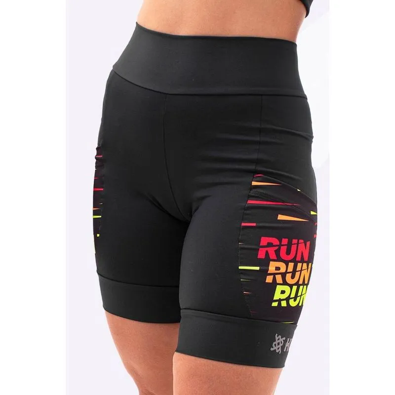Bermuda Compressão Feminina hupi Longa Run Run Run