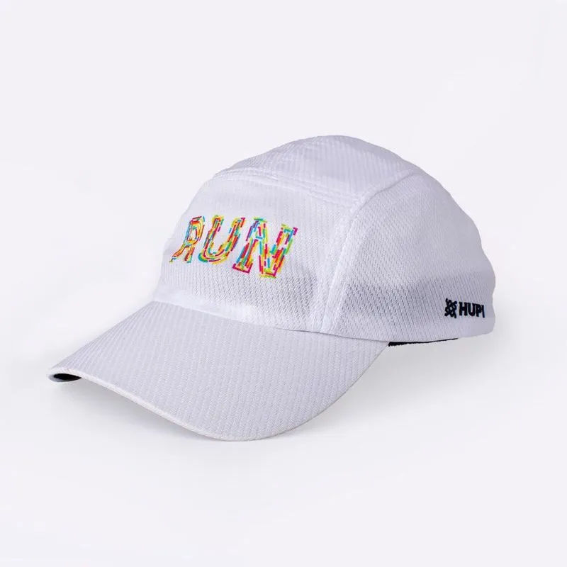 Boné para Corrida hupi Run Colors Branco