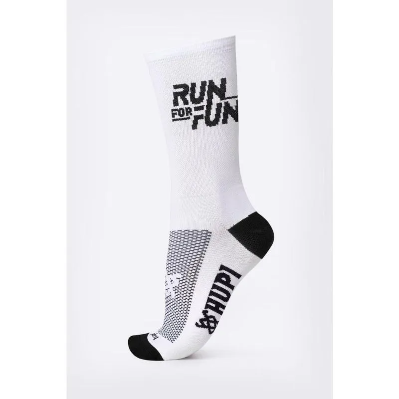 Meia hupi run for fun branco