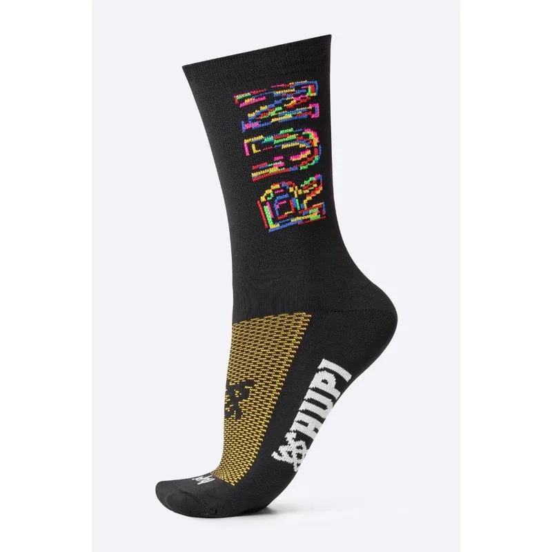 Meia hupi Run Colors Preto Plus (42 a 46)
