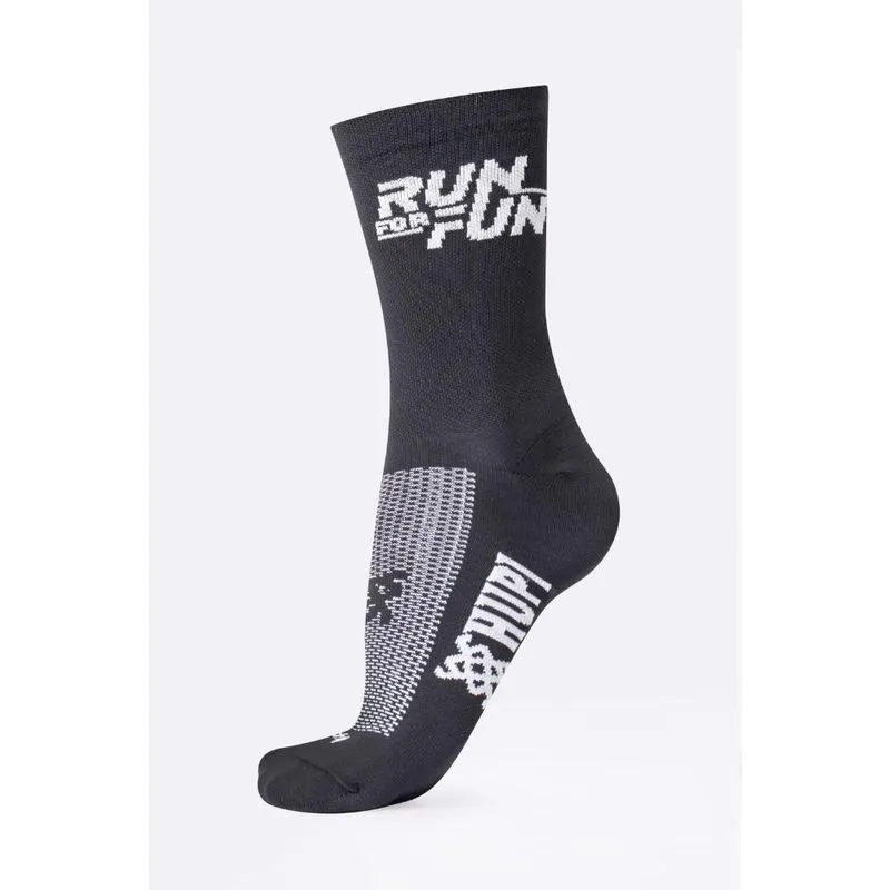 Meia hupi Run For Fun Preto
