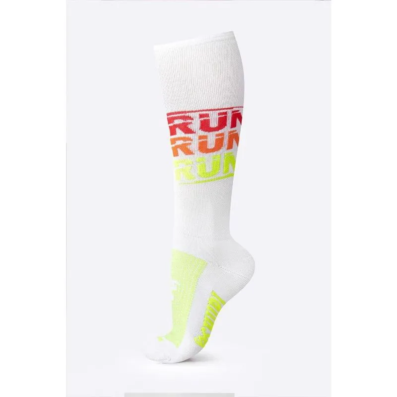 Meia hupi Run Run Run Branca Longa