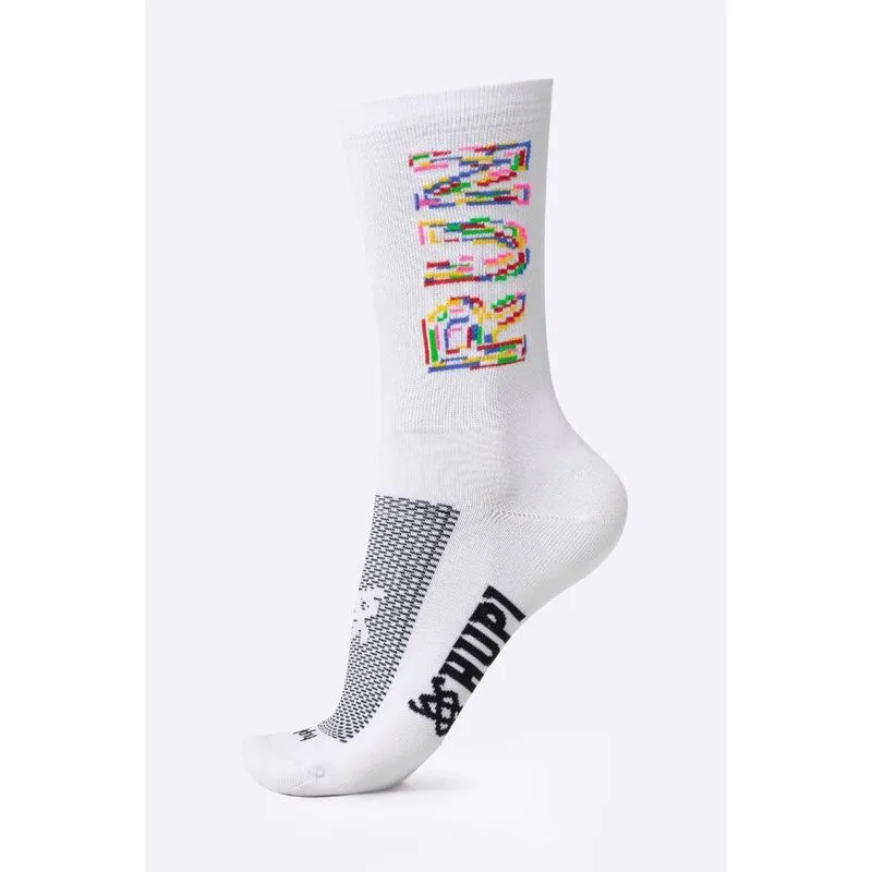 Meia hupi Run Colors Branca