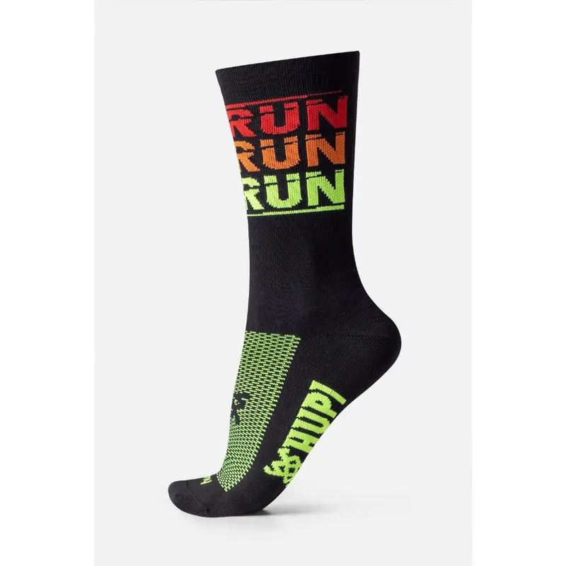 Meia hupi Run Run Run Preto