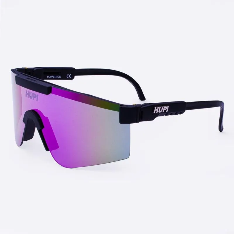 Óculos de Sol hupi Maverick Preto - Lente Roxo