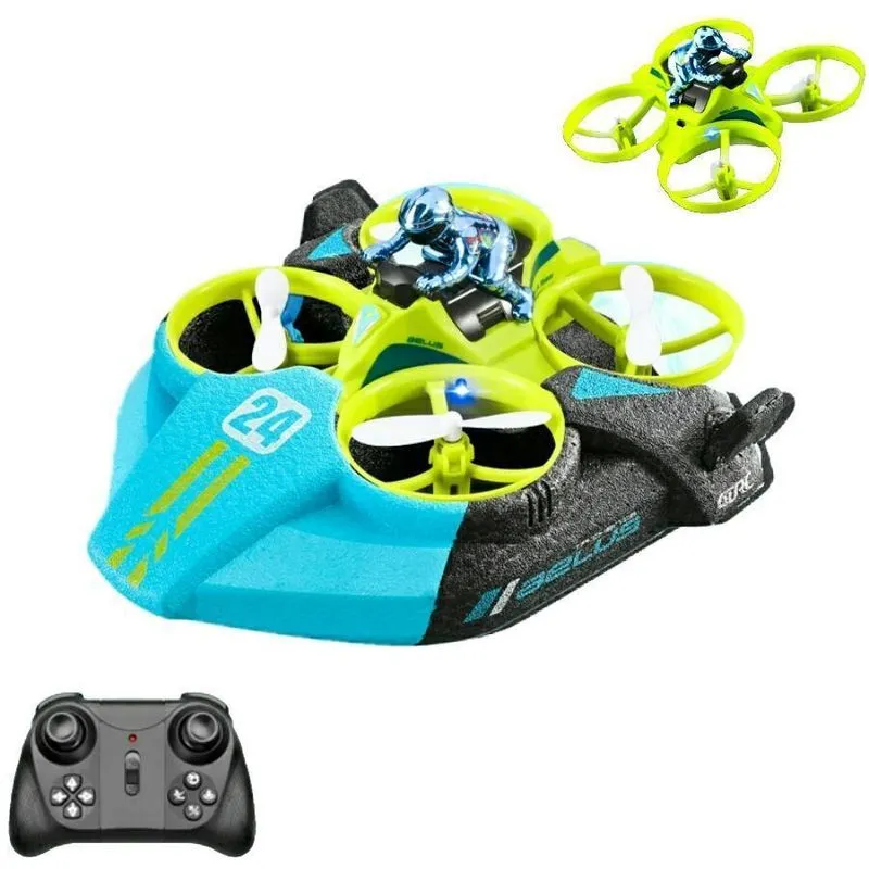 Drone 3 Em 1 Ar-terra-água 4drc Aelus Controle Remoto 2.4ghz