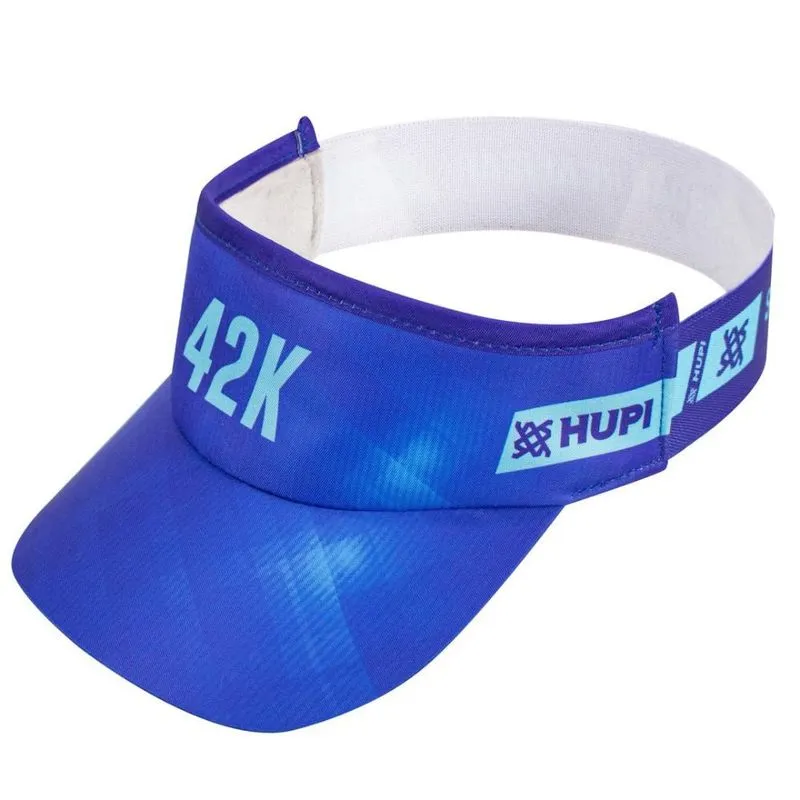 Viseira para Corrida hupi 42K Blurry Azul