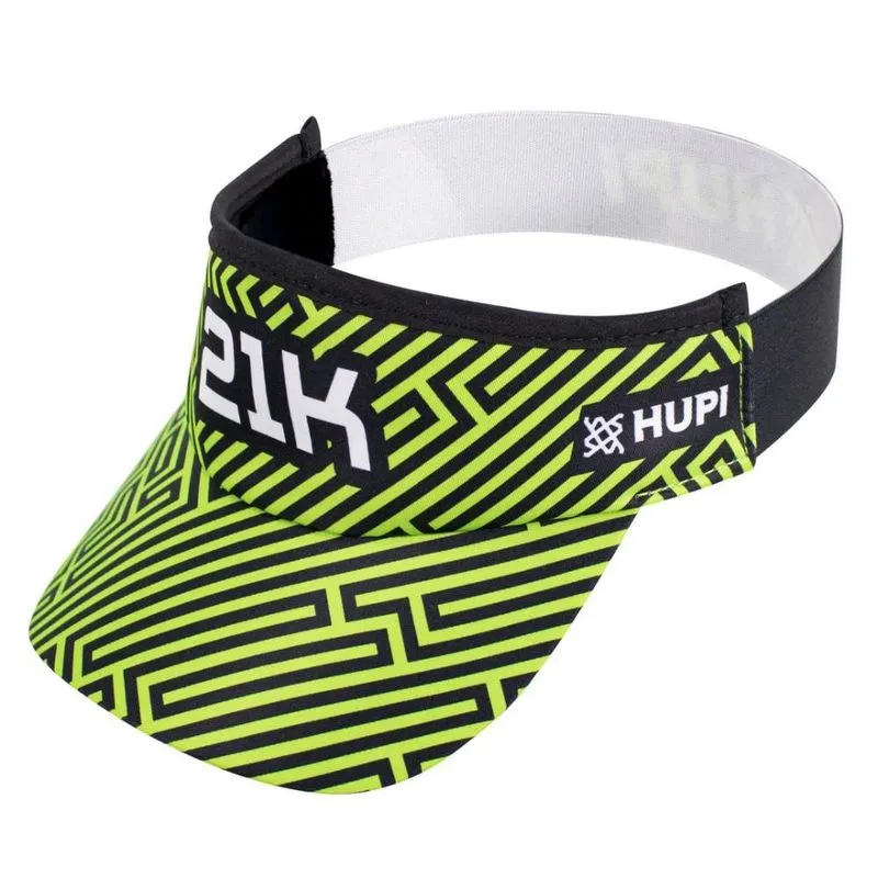 Viseira para Corrida hupi 21k Grids Verde