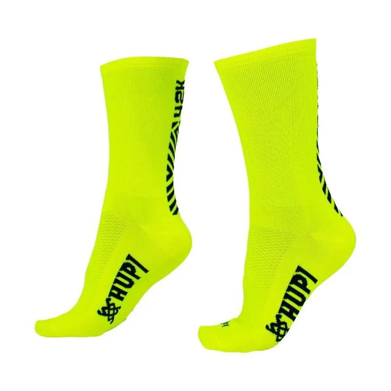 Meia hupi 42K Slim Amarelo Neon