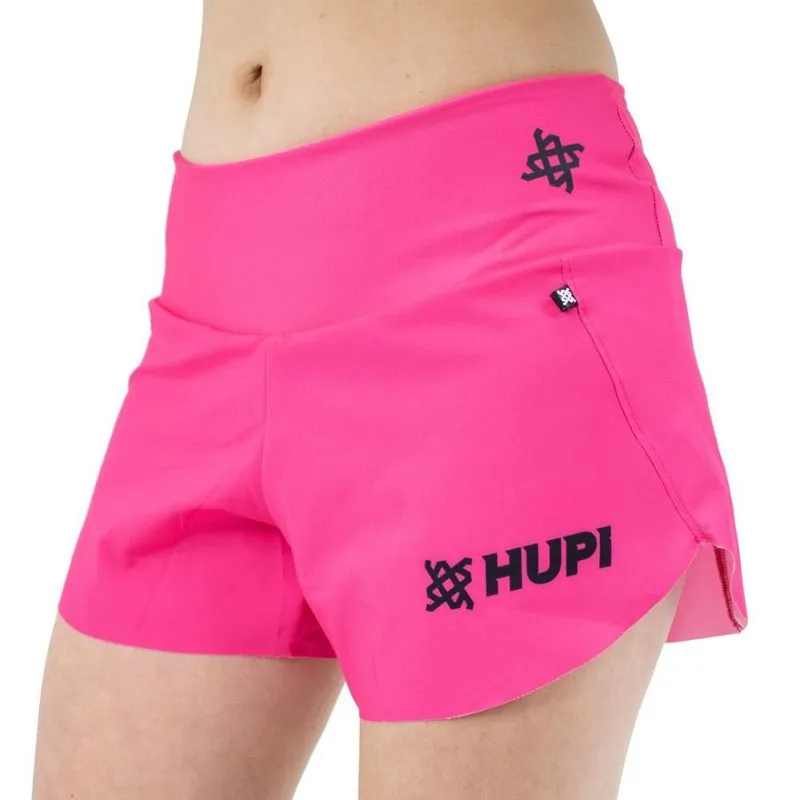 Shorts hupi Feminino Burpee Rosa Neon Liso