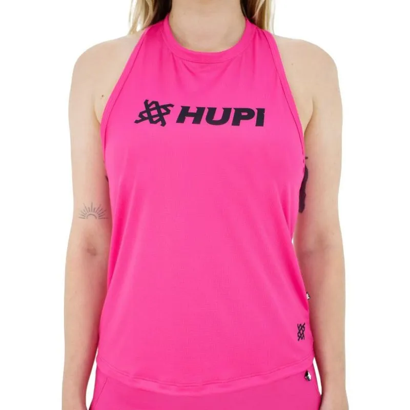 Regata hupi Feminina Burpee Rosa Neon Liso