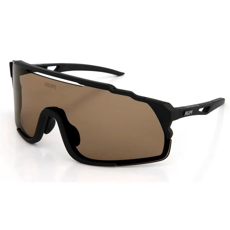 Óculos de Sol hupi Eagle Preto - Lente Marrom Espelhado