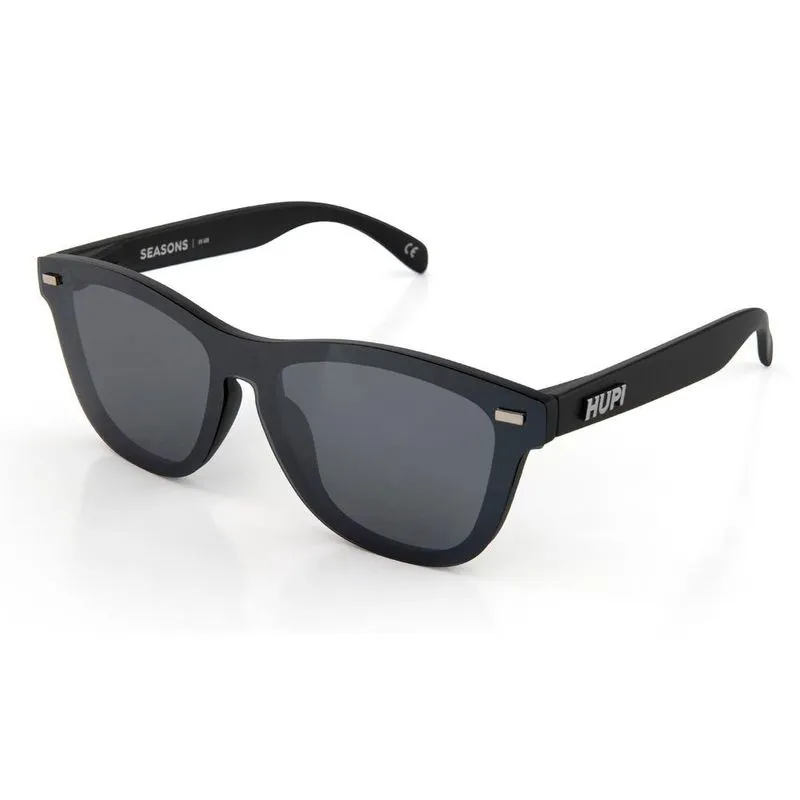 Óculos de Sol hupi Seasons Preto - Lente Prata Espelhado