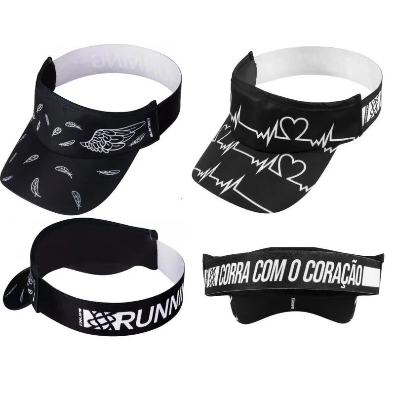 Viseira Para Corrida E Triathlon hupi - Kit 02 Viseiras Asas