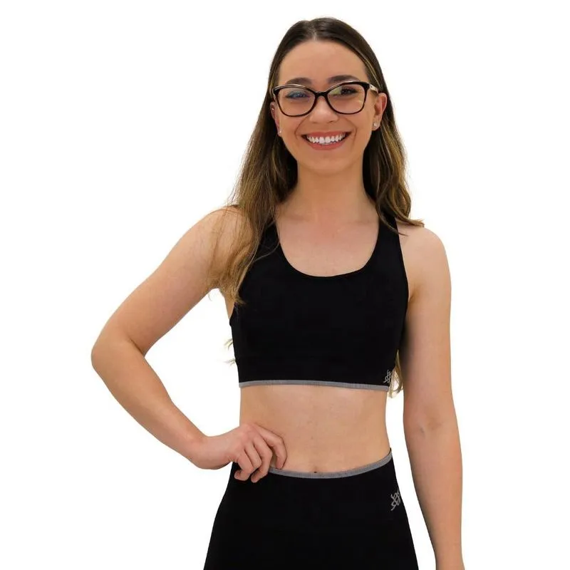 Top hupi Seamless Preto