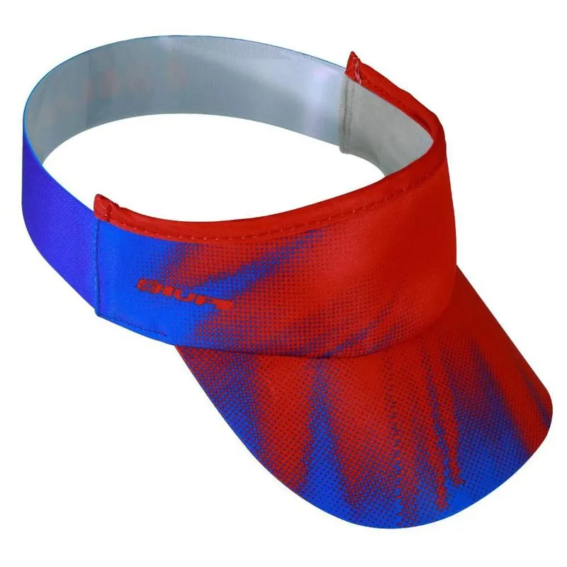 Viseira para Corrida hupi Tuna Azul e Vermelho