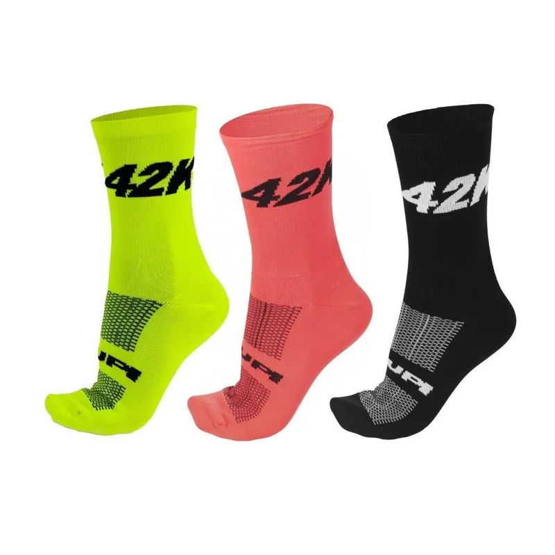 Kit 3 Pares de Meias 42K Maratona para Corrida hupi