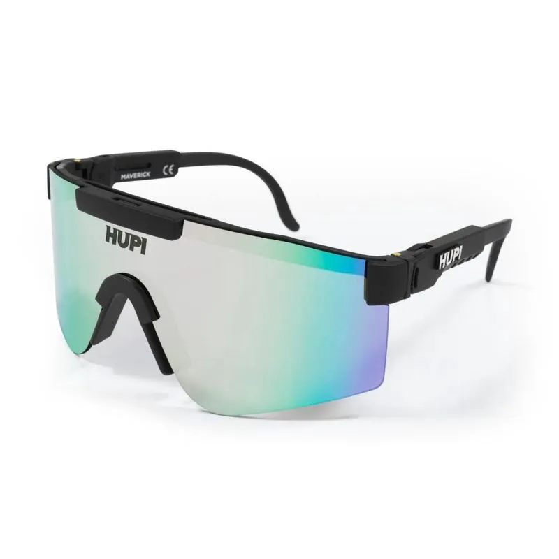 Óculos de Sol Performance Hupi Maverick Preto - Lente Prata Espelhado