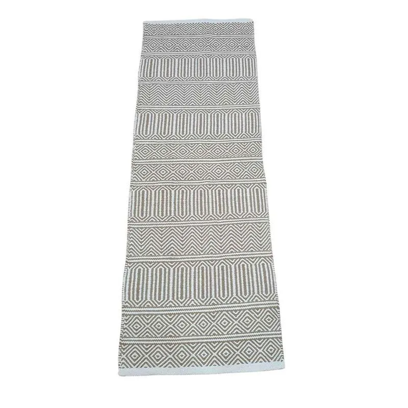 Passadeira Kilim Anand 100% Algodão Bege 60x1.80m