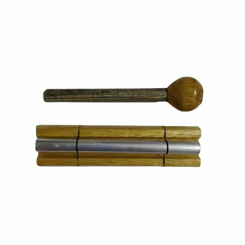 Sino Pin Meditação 1 Nota De Madeira Pequeno 10cm