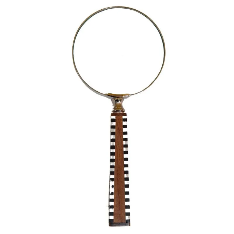 Lupa Indiana De Metal E Osso 23cm (modelo 4)