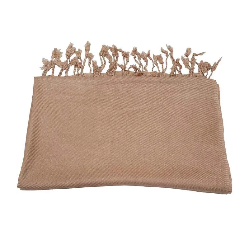 Echarpe Lisa 100% Viscose Bege 70cmx180cm