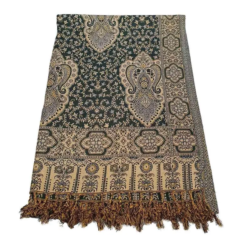 Pashmina Estampada 100% Viscose Verde Escuro 70cmx200cm