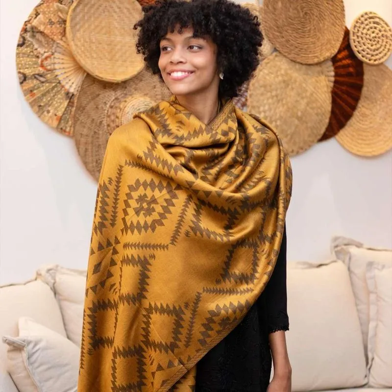 Pashmina 100% Viscose Ouro Velho 70cmx200cm