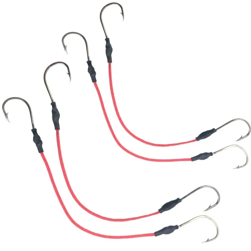 Kit 4 Suporte Hook Anzois para Jumping Jig Spinner Chinu n°9