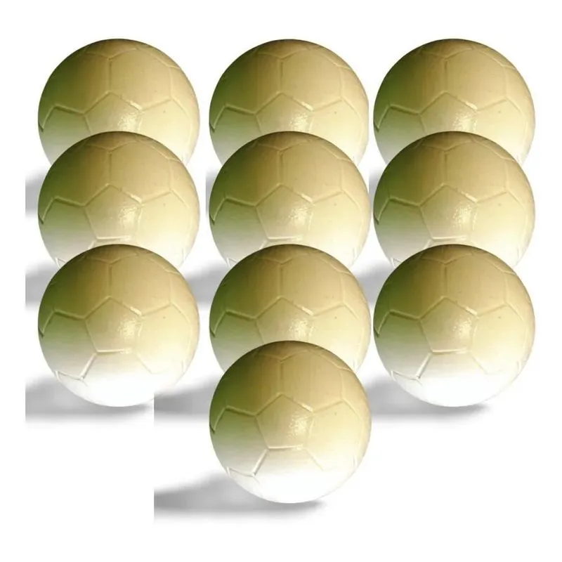 3x Bolinha Bola Pesada Pebolim Totó Alay 10 Unidades Mesa De