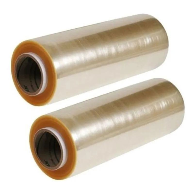 Kit 2 Un Filme Pvc Transparente Rolo Bobin Esticável 28X300