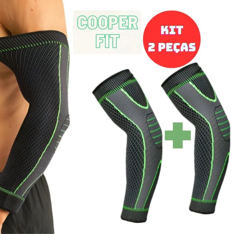 Kit 2 Cotoveleira Compressão Manguito Ortopédica Academia