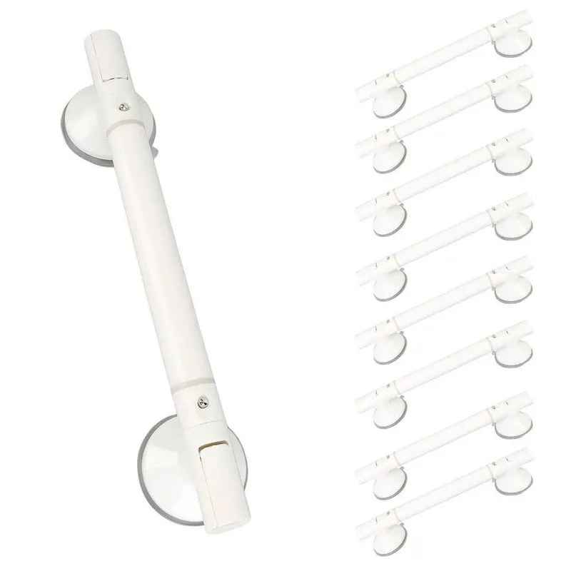 Barra de Apoio BSL3932 com Fixação por Ventosa Kit 8 Unidades Branco AB Mídia