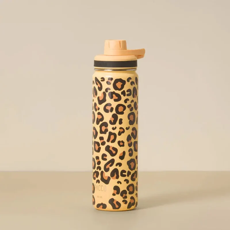 Garrafa Térmica Hydra V2 650ml Leopard Amarela
