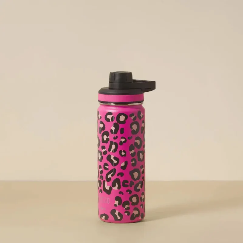 Garrafa Térmica Hydra V2 500ml Leopard Pink