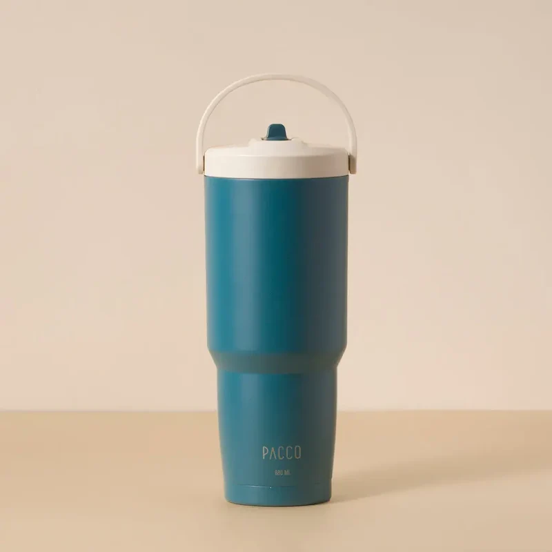 Copo Térmico SuperCup com Canudo 880ml Petróleo