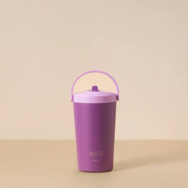 Copo Térmico SuperCup Mini com Canudo 410ml Uva