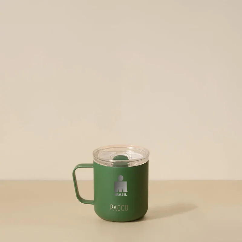 Caneca Térmica Fokus IRONMAN 295ml Verde Militar