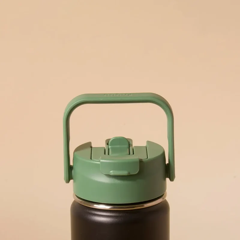 Tampa Duo com Canudo Verde Militar