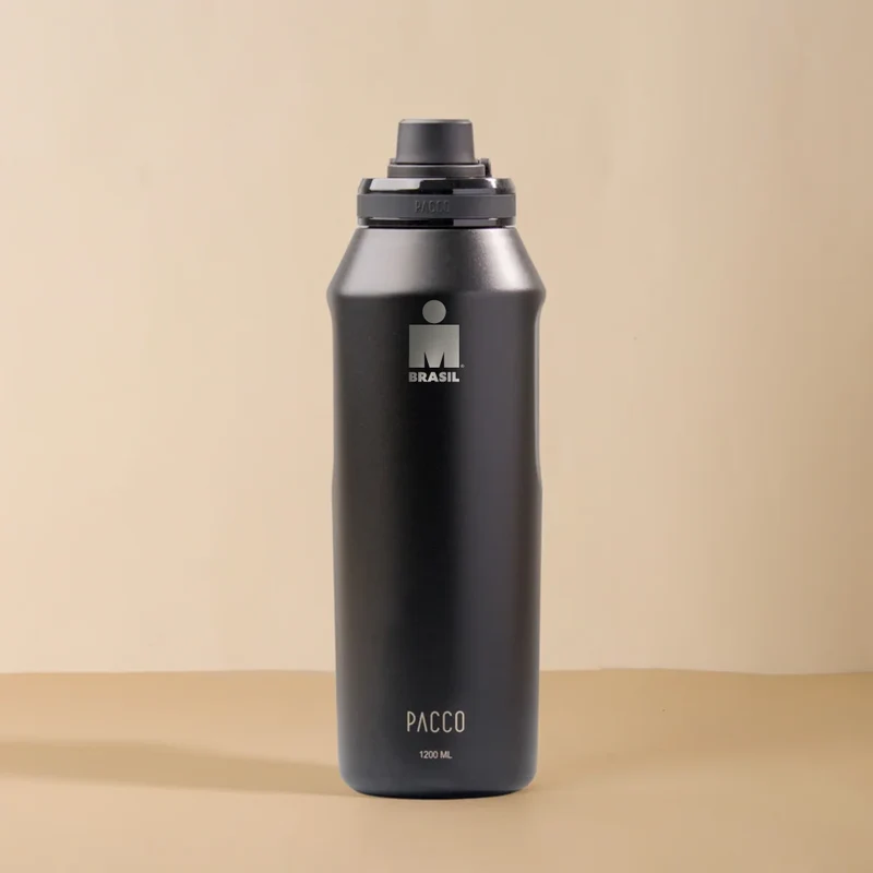 Garrafa Térmica Vyta IRONMAN 1200ml Preto