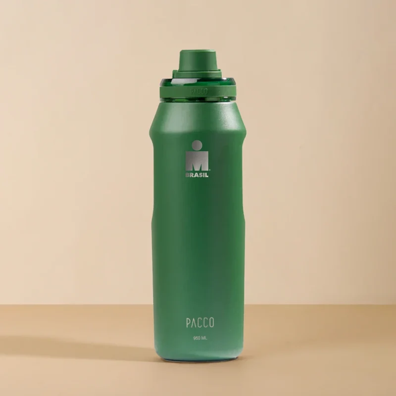 Garrafa Térmica Vyta IRONMAN 950ml Verde Militar
