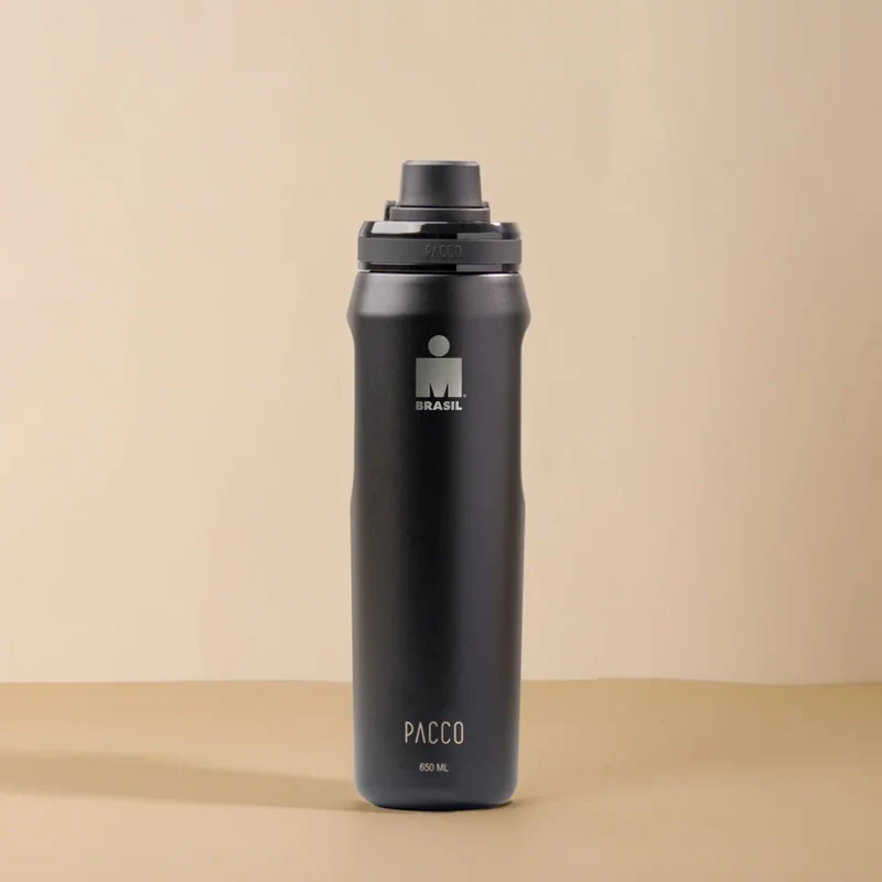 Garrafa Térmica Vyta IRONMAN 650ml Preto