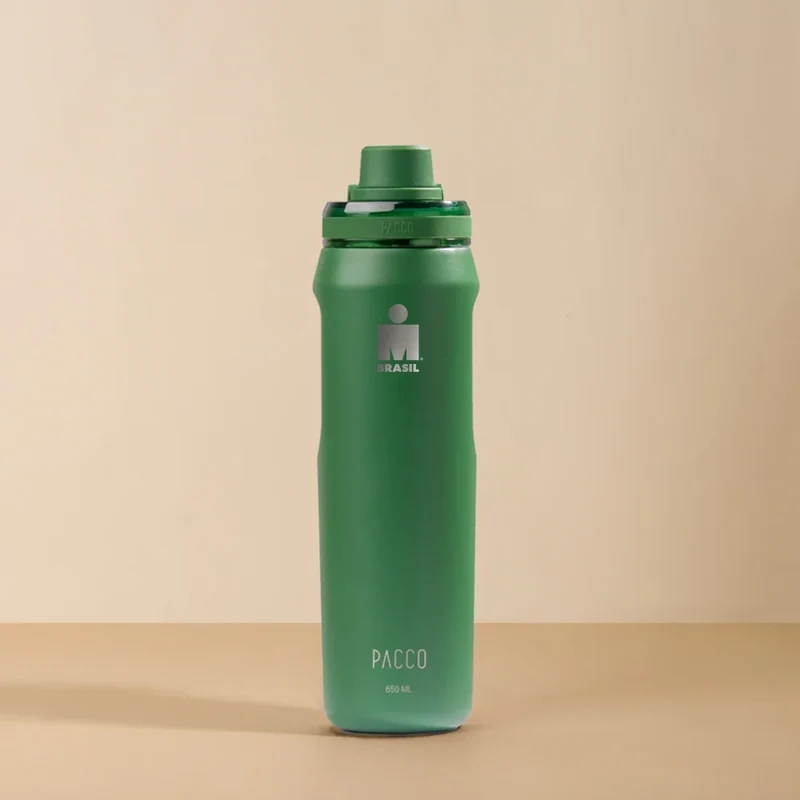 Garrafa Térmica Vyta IRONMAN 650ml Verde Militar