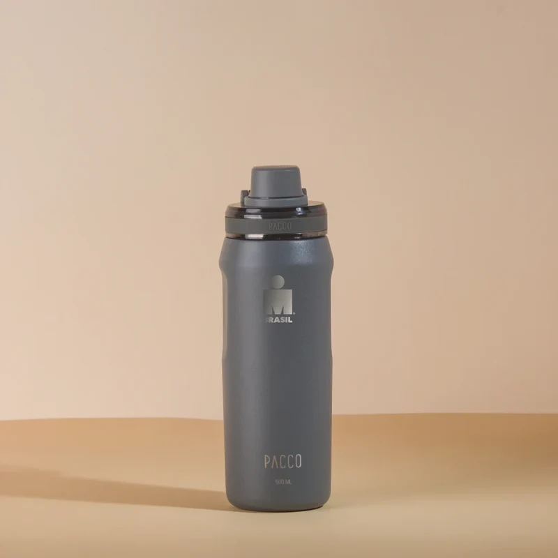 Garrafa Térmica VYTA IRONMAN 500ml Cinza