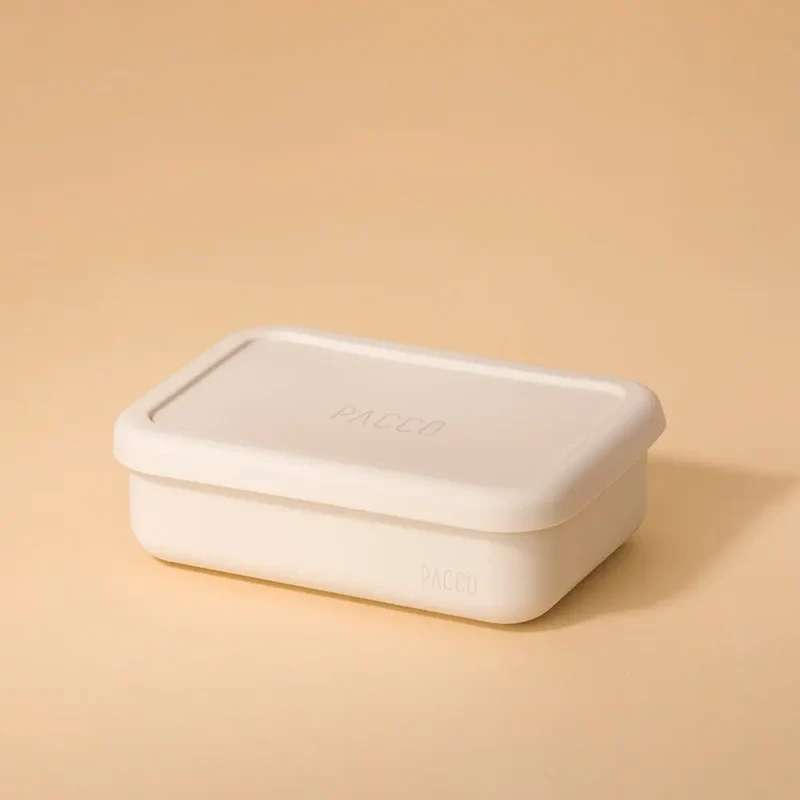 Lunch Box em Silicone Creme