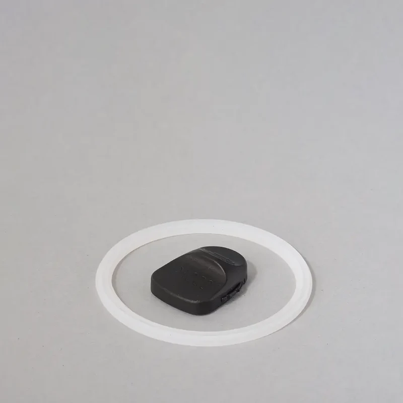 Kit Slider e borracha vedação Tampa Fokus Preto