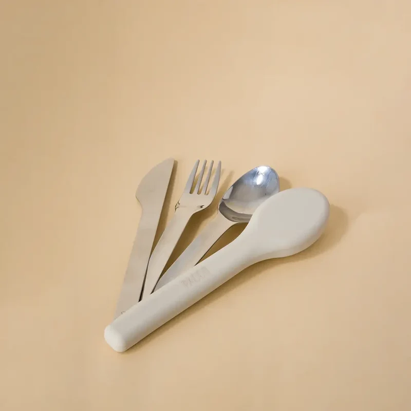 Kit de Talheres PocketSet Creme
