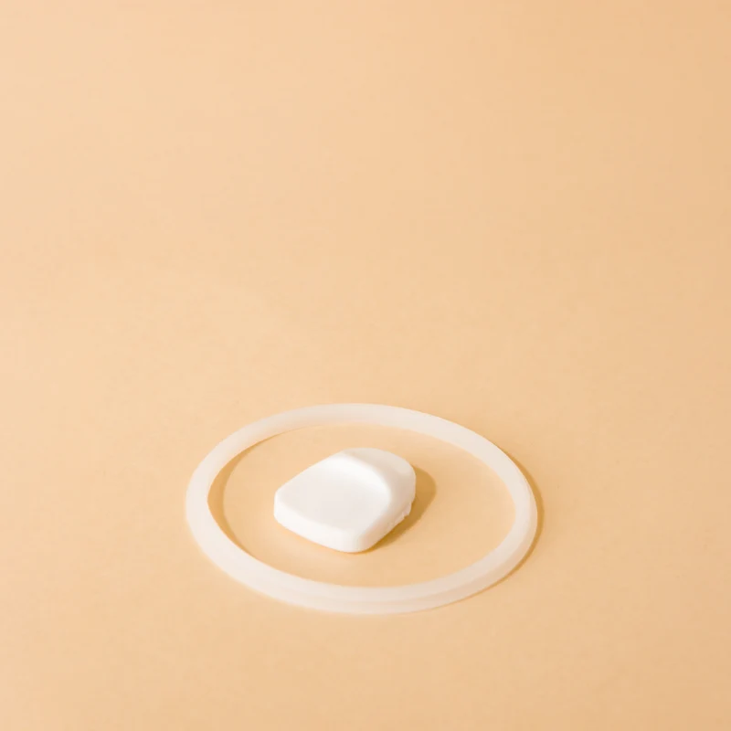 Kit Slider e borracha vedação Tampa Fokus Branco