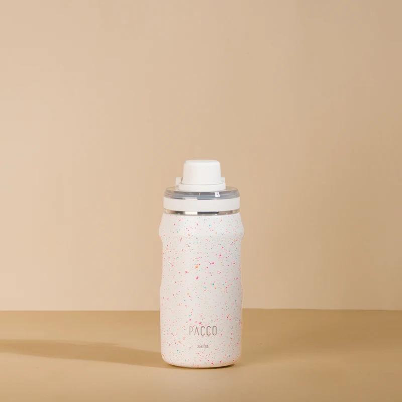 Garrafa Térmica Vyta Splash 350ml Pink e Yellow Crush